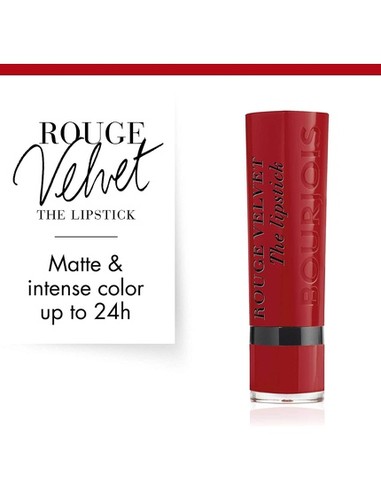 Bourjois Rouge Velvet #11 Berry Formidable | Barra de Labios Mate Terciopelada 5.3 ml - Kiwiku