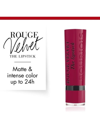Bourjois Rouge Velvet The Lipstick #10 Magni Fig | Barra de Labios Mate Terciopelada | Kiwiku