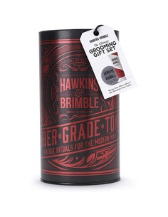 hawkins_&_brimble_premium_shaving_gift_set_-_shave_cream_100_ml_y_aftershave_balm_100_ml_para_hombres_5060495672804_oferta
