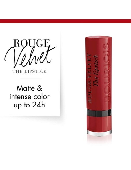 Bourjois Velvet Lipstick 043 Nude Kiss | Barra Labios Mate Hidratante 6ml | Kiwiku