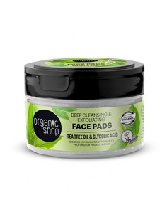 organic_shop_discos_faciales_exfoliantes_con_aceite_de_Árbol_del_té_para_limpieza_profunda_20_unidades_4743318142647_oferta