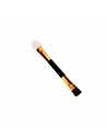 Bigbuy Home Brocha de Sombras de Ojos Walkiria 2 en 1 para Maquillaje Profesional