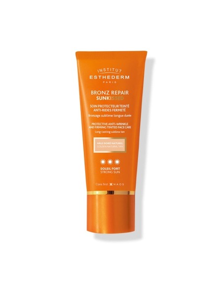 institut_esthederm_bronz_repair_sunkissed_crema_facial_antiarrugas_con_color_para_sol_fuerte_50_ml_3461020002684_oferta