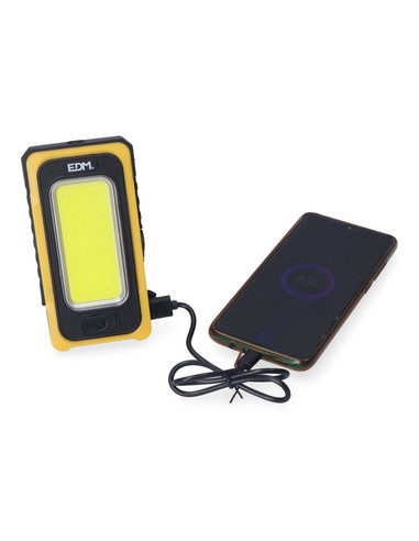 Compra Linterna LED Solar Recargable EDM 10W 750lm en Kiwiku
