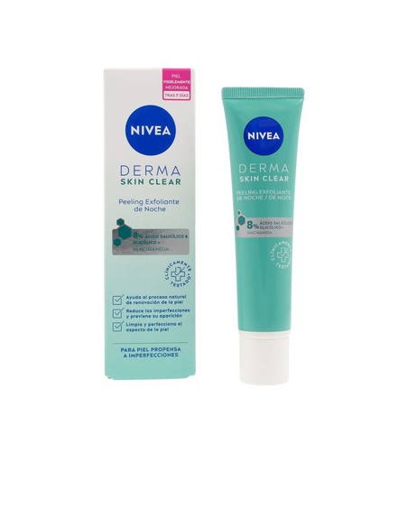 nivea_derma_skin_clear_peeling_exfoliante_facial_de_noche_con_Ácido_salicílico_y_glicólico_40_ml_4005900975799_oferta