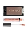 Revolution Make Up Sombras de Ojos y Labial Lote 2 Piezas - Set de Maquillaje para Ojos y Labios en Tonos Vibrantes