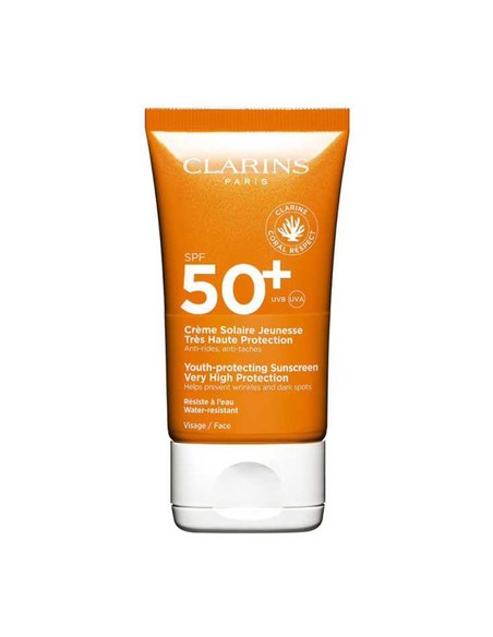 clarins_youth_protection_sunscreen_crema_facial_spf50+_50_ml_protección_solar_tacto_seco_para_rostro_3666057217340_oferta