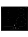 Vitroceramica induccion balay 3eb929lq 3 zonas, encastrable, biselada, control deslizante, zona 60cm