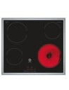 Vitroceramica  balay 3eb720xr 4 zonas, 60cm, tactil, marco acero