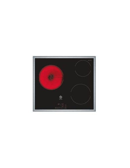 Vitroceramica  balay 3eb714xr 3 zonas, 60cm, tactil, marco acero 3EB714XR kiwiku.com