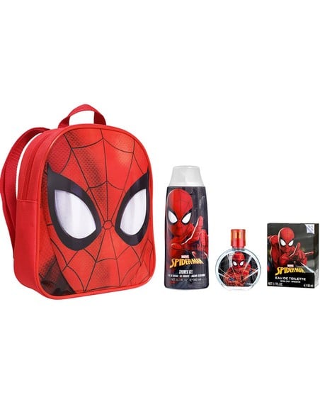 marvel_spiderman_set_3_piezas_edt_infantil_50_ml_con_mochila_y_gel_de_ducha_300_ml_8411114089577_oferta
