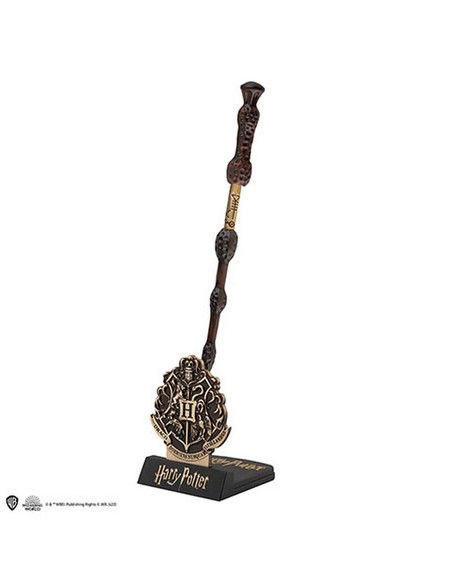 cinereplicas_bolígrafo_de_varita_con_soporte_albus_dumbledore_-_réplica_detallada_de_harry_potter