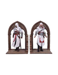 nemesis_now_sujetalibros_altaïr_y_ezio_de_assassin's_creed_24_cm_altura_resina_detallada_0801269143497_oferta