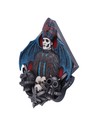 Nemesis Now Placa de Pared Ghost Papa Emeritus Iv 29,5 Cm Decorativa de Metal en Negro y Blanco