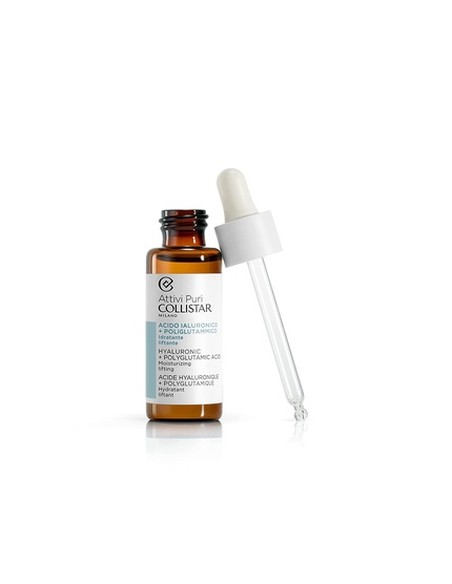 COLLISTAR Attivi Puri Ácido Hialurónico + Poliglutámico Serum 30 ml | Hidratación Lifting Kiwiku