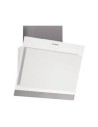 Campana pared electronica bosch dwk06g620 inclinada cristal blanco, 0.6m, 660 m3/h, touch control, a