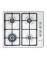 Placa de gas bosch pbh615b90e encastre 60cm, 4 quemafdores, wok, parrilla, acero inox