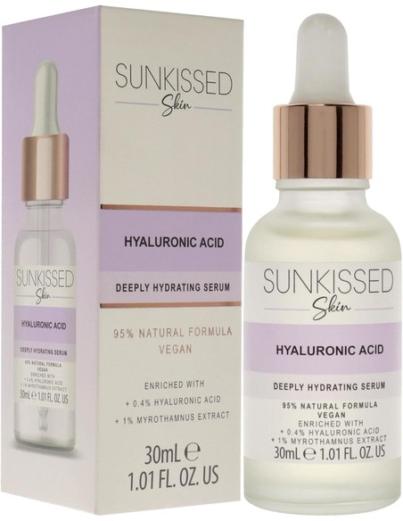 SUNkissed Ácido Hialurónico Serum 30 ml | Hidratación Profunda para Piel en Kiwiku