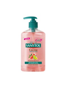 sanytol_jabón_de_manos_antibacteriano_cocina_con_dosificador_250_ml_rosa_perfumado_8411135005051_oferta
