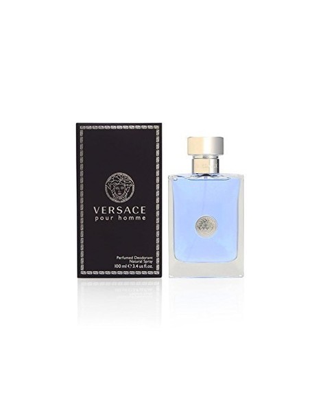 Versace Pour Homme Desodorante Vaporizador 100 ml Hombres | Fragancia Cítrica | Kiwiku