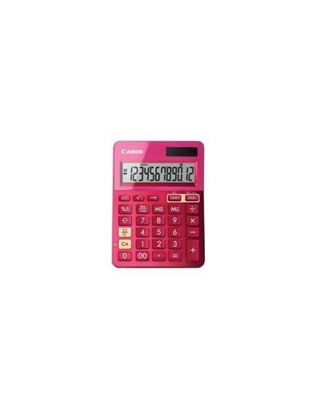 Calculadora canon sobremesa ls-123k rosa 9490B003AA kiwiku.com