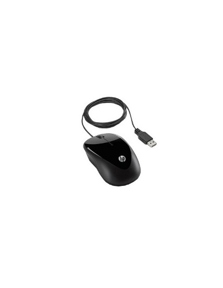 Mouse hp optico x1000 usb 1000dpi negro brillante H2C21AA#ABB kiwiku.com