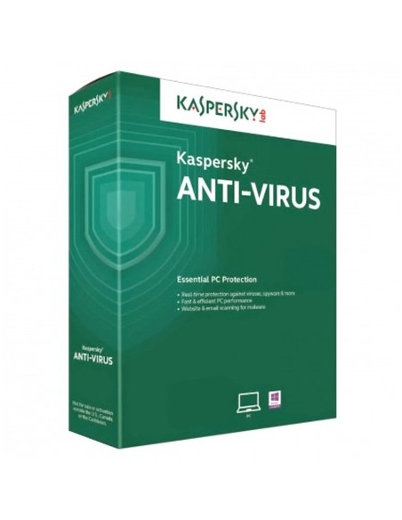 Antivirus kaspersky antivirus 2015 1 usuario KL1161SBAFS kiwiku.com