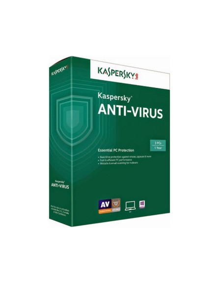 Antivirus kaspersky antivirus 2015 3 usuarios KL1161SBCFS kiwiku.com