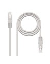 NANOCABLE Cable Red Latiguillo RJ45 Cat.6 UTP AWG24 1.0 m Conectores Blindados para Redes Gigabit Ethernet