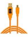 Tether Tools Tetherpro Usb 2.0 A/minib 5 Pin Cable de 4,6 M Naranja para Fotografía Tethering