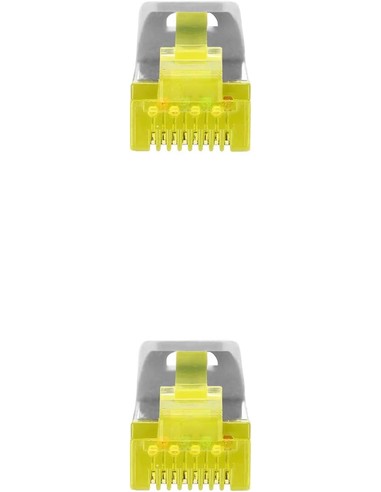 NANOCABLE Cable Red RJ45 SFTP Cat6a AWG26 3m Negro | Alta Velocidad 10Gbps - Kiwiku