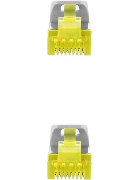 NANOCABLE Cable Red RJ45 SFTP Cat6a AWG26 3m Negro | Alta Velocidad 10Gbps - Kiwiku