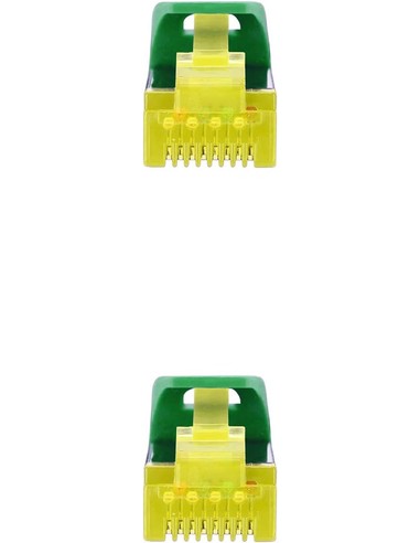 Cable de Red Nanocable RJ45 SFTP Cat6a 0.5m Verde | Alta Velocidad 10Gbps en Kiwiku