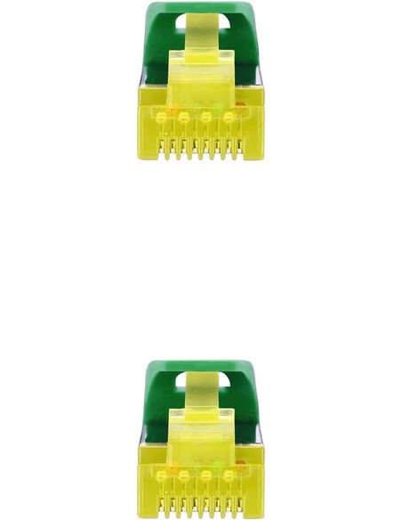 Cable de Red Nanocable RJ45 SFTP Cat6a 0.5m Verde | Alta Velocidad 10Gbps en Kiwiku