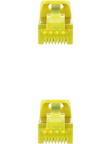 Cable de Red Nanocable Cat6a SFTP RJ45 1m Amarillo | Alta Velocidad 10Gbps - Kiwiku