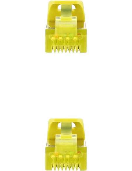 Cable de Red Nanocable Cat6a SFTP RJ45 1m Amarillo | Alta Velocidad 10Gbps - Kiwiku