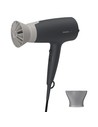 Philips Secador de Pelo Serie 3000 Iónico Hp3120/00 2100w Negro Con Función Iónica y Boquilla Concentrador