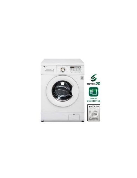 Lavadora lg f10b8tdw 8kg 1000 rpm  a+++ blanca, motor invertes 2 aÑos g F10B8TDW kiwiku.com