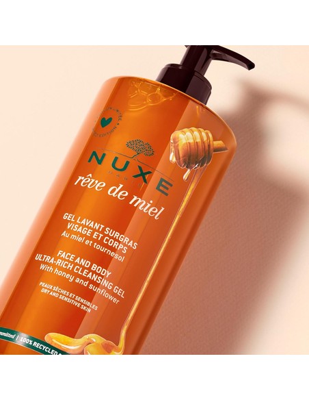 Compra NUXE Rêve de Miel Gel Lavant 750 ml en Kiwiku - Limpieza Suave