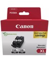 Canon Pgi-550 Xl Pgbk Twin Pack Cartuchos de Tinta Negra de Alta Capacidad para Impresoras Pixma