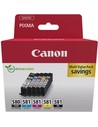 Canon Pgi-580/cli-581 Multipack Cartuchos de Tinta Originales Negro Pigmentado, Cian, Magenta, Amarillo y Negro para Impresoras 