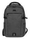 Natec Nto-2226 City Backpack Mochila de Viaje y Ciudad en Poliéster Negro y Gris