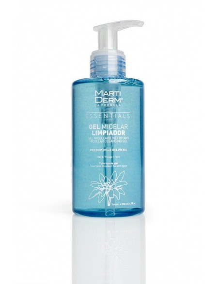 MARTIDERM Essentials Gel Micelar Limpiador 200 ml | Limpieza Suave para Piel Sensible | Kiwiku