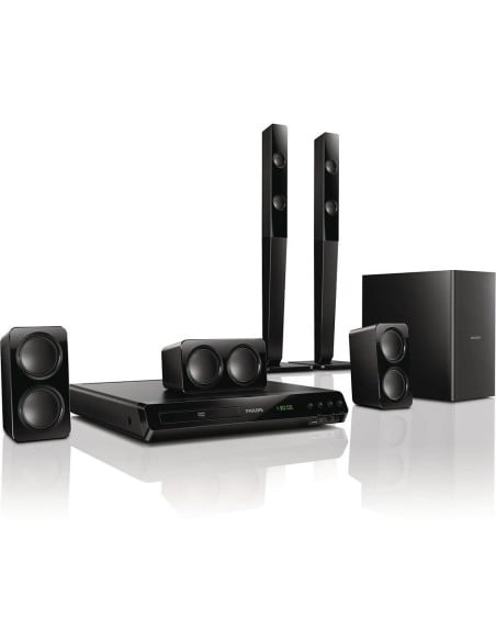 Philips HTD3540/12 - Equipo de Home Cinema 5.1 de 300 W (HDMI, USB), negro HTD3540/12 kiwiku.com