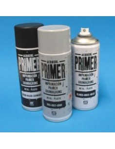 #2 en Top 20 Acrilicos Vallejo Más Vendidos - Spray imprimacion gris 400 ml