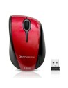 Mouse phoenix optico 2.4ghz inalambrico 800/1600 dpi rojo