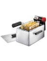 Princess 180710 - freidora con capacidad de 3 l, color plateado