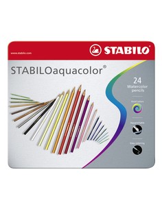 stabilo_aquacolor_lápiz_de_color_acuarelable_-_caja_de_metal_con_24_colores_4006381146494_oferta
