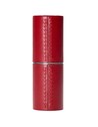 La Bouche Rouge Red Leather Lipstick Case - Estuche de Cuero Rojo para Barra de Labios Recargable