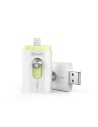 Silver hi-tech istick gmobi - memoria usb dual 16gb
